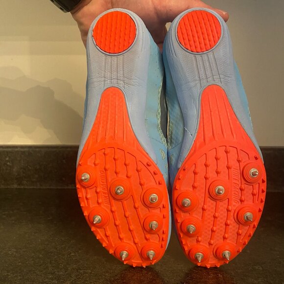 Nike Blue and Red Athletic Shoes spikes - Picture 7 of 9